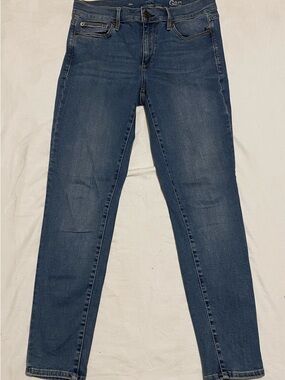 GAP Women's Slim Stretch ankle Jeans in Dark Blue Wash